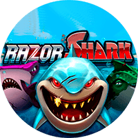 Swim towards blasting bonuses in Razor Shark slot!